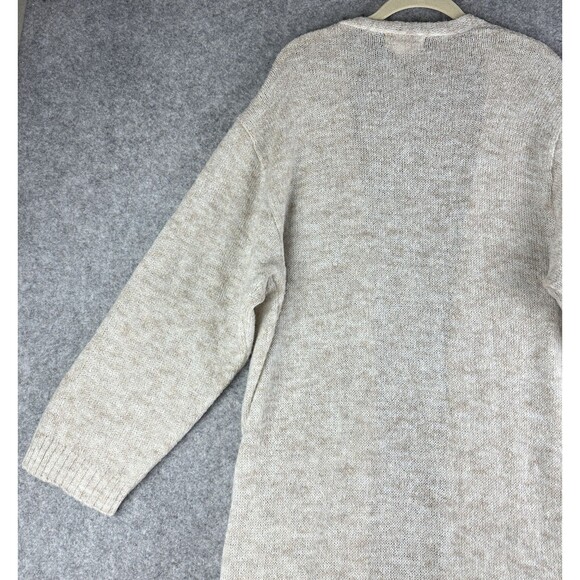 Anthropologie Cardigan Sweater Womens One Size Longline Open Front Knit Duster - Picture 8 of 15